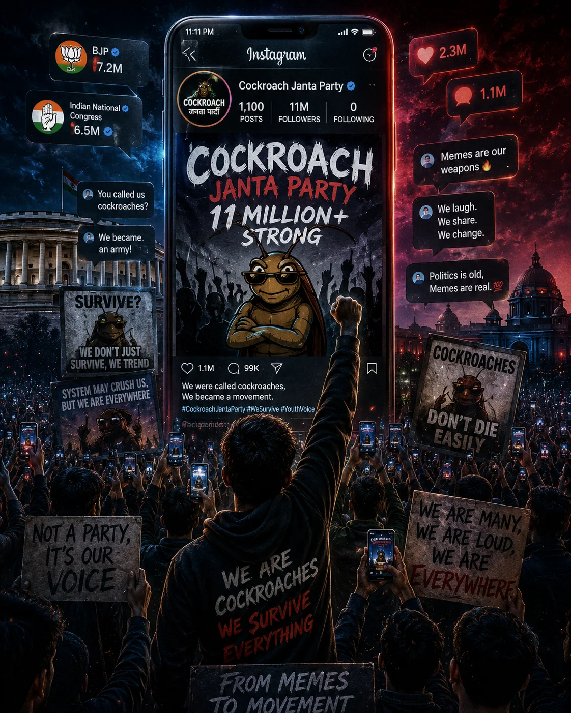 How “Cockroach Janta Party” Became India’s Biggest Internet Rebellion